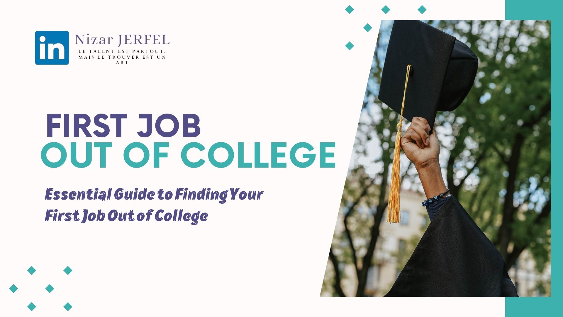 How to find your first job out of college